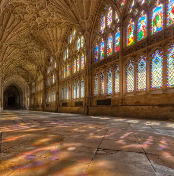 Gloucester Cathedral Cloisters credit Kevin Lewis