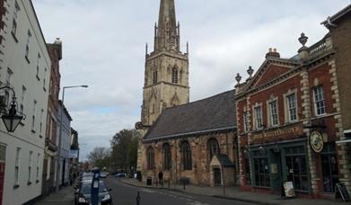 The outside of St Nicholas Church