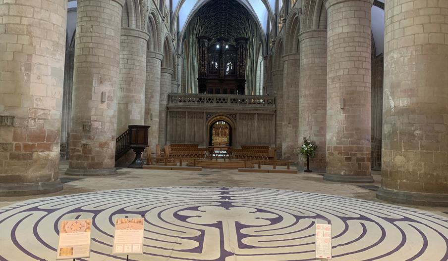 Walk the Labyrinth at Gloucester Cathedral