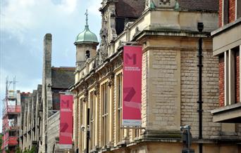 outside the Museum of Gloucester