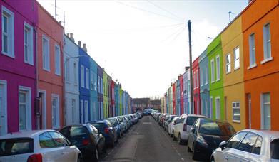 The Rainbow Street - Copyright Tash Frootko